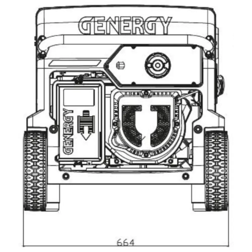 Gerador Premium Genergy Formigal 230/440 V 8.8 kVA 7000 W